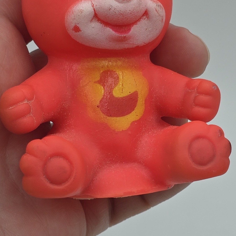 Vintage Squeaky Bear Toy‎ 3 Inch - Picture 3 of 9